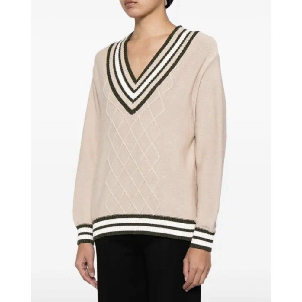 The Upside Pilot Louie V-Neck Sweater Size Small Women’s Classic Timeless Style - Picture 9 of 9